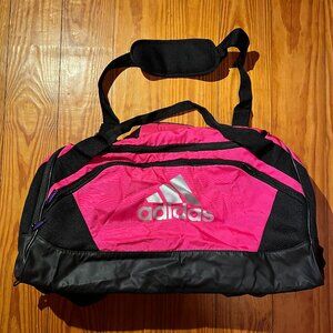 Adidas Team Issue Pink Duffel Bag